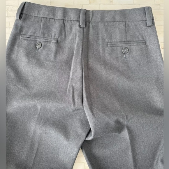 NWOT Lands End Girls Uniform Pants, Gray, Size 14 -No hem (32 Length)Brand New - Picture 2 of 8
